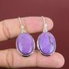 Cercei purpurita Cercei cu pietre pretioase naturale Bijuterii Boho lucrate manual Cercei din argint 925 Cercei noi Cadouri pentru ea Bijuterii din argint