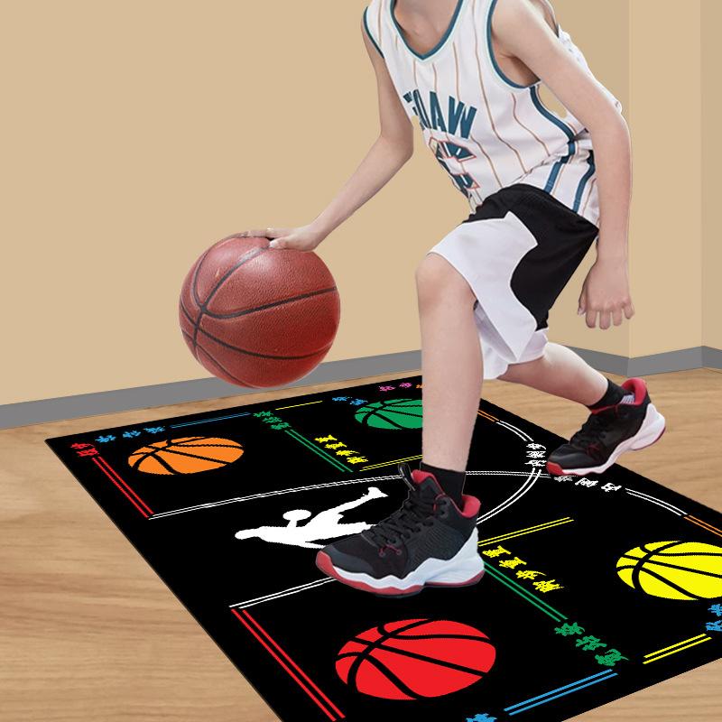 Basketball Train Mat Non Slip Soundproof Material Children Adolescents Indoor Ball Control Training Dribbling Drill Thickening