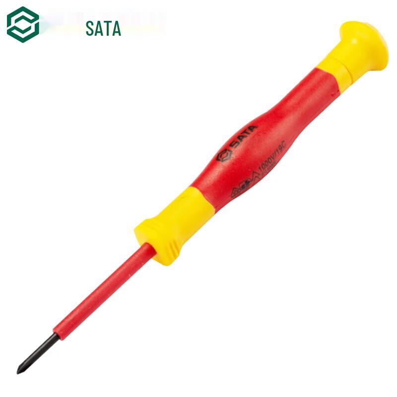 SATA VDE 1000V Insulated Phillips Precision Screwdriver PH1 x 50mm