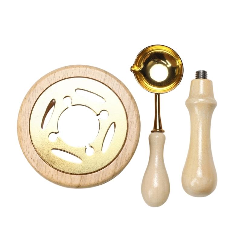 Easy to Use Sealing Wax Craft Set for Experts Wood Tool Included Smooth Operations