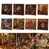 Christmas Faux Pearl Painting Kit Xmas Art Kit, Santa Claus Reindeer DIY Holiday Craft Kits for Teens Sparkling 3D Festive Wall Adults, Winter