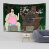 The Big Lez Show Meme Flag Tapestry Wall Hanging Sassy The Sasquatch Banner Aesthetic Decoration Dorm PartyBackdrops Cloth