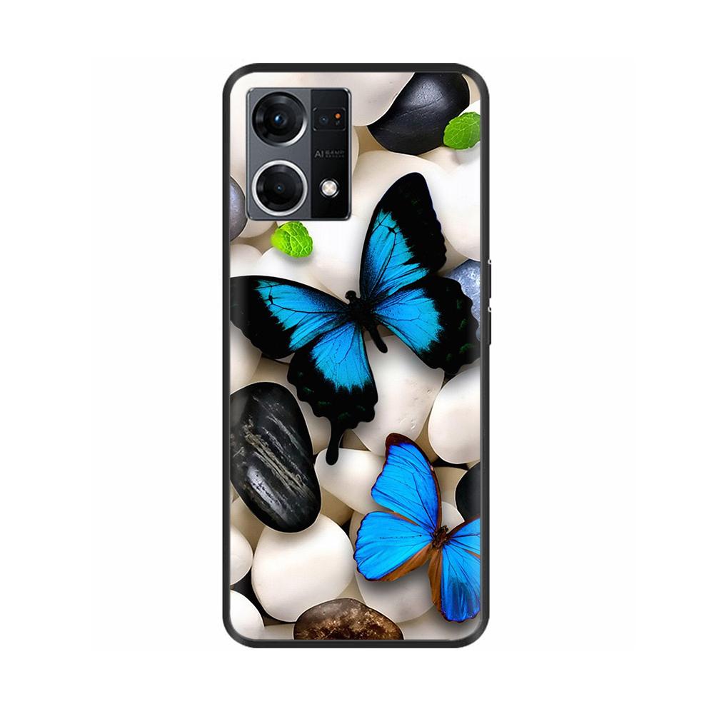 For Oppo F21 Pro CaseTPU Bumper Soft Silicone Bumper Back Phone Cases for OPPO F21 Pro Reno 7 Reno7 4G Case Cover Fundas Coque