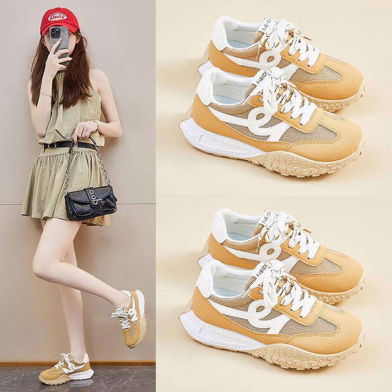 New Forrest Gump Shoes for Women In Summer Students' Sports Breathable Casual Thick Sole Height