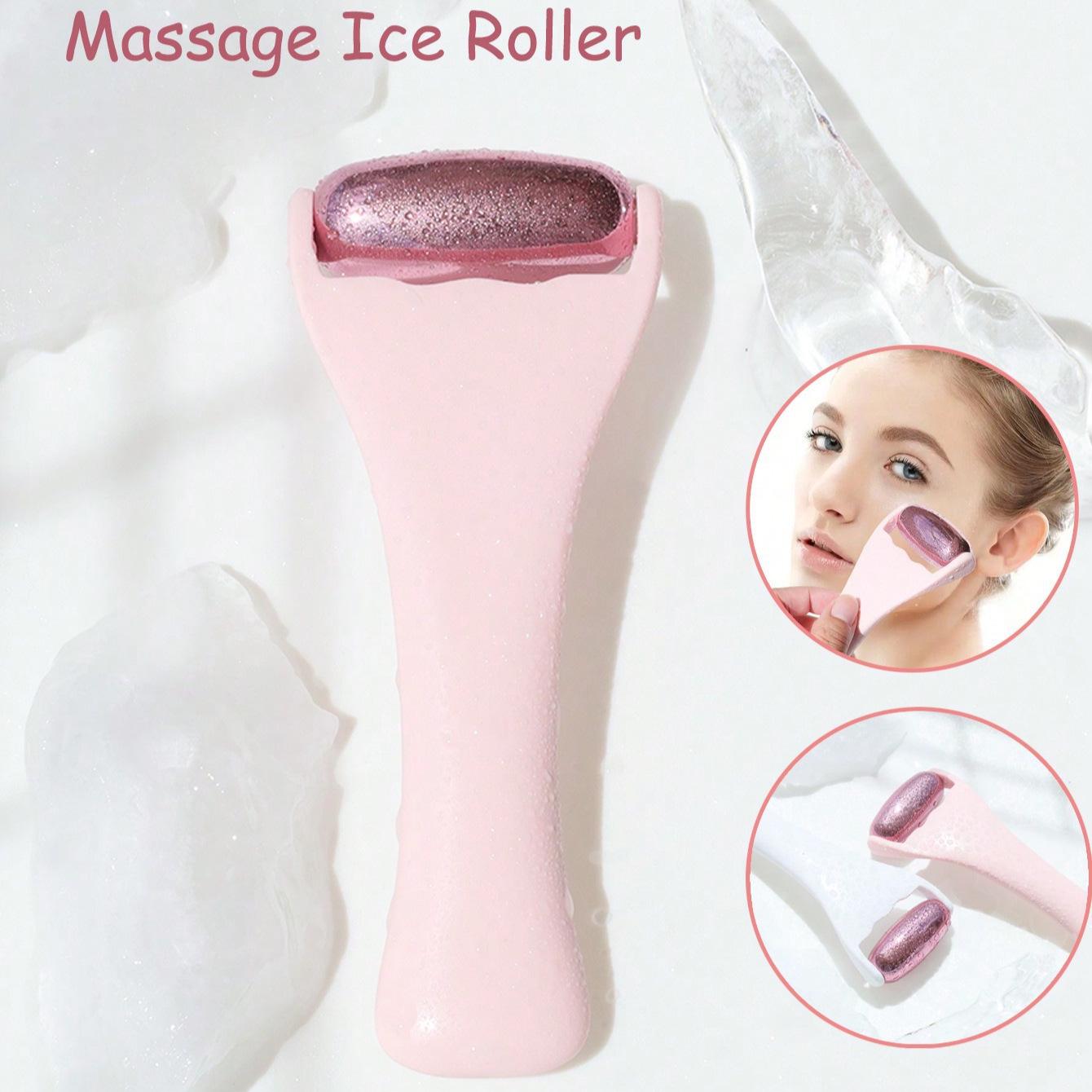 

Cross-Border 304 Stainless Steel Facial & Body Ice Roller Massager рожевий