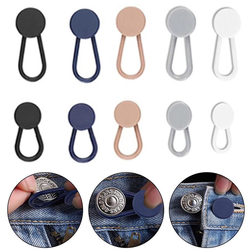 

Button Waist Extender Stretch Waistband Elastic Men