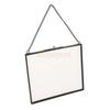 MagiDeal Industrial Style Double Sided Glass Hanging Photo Frame Wall Frame Flower Plant Specimen Portrait Display Frame Holder