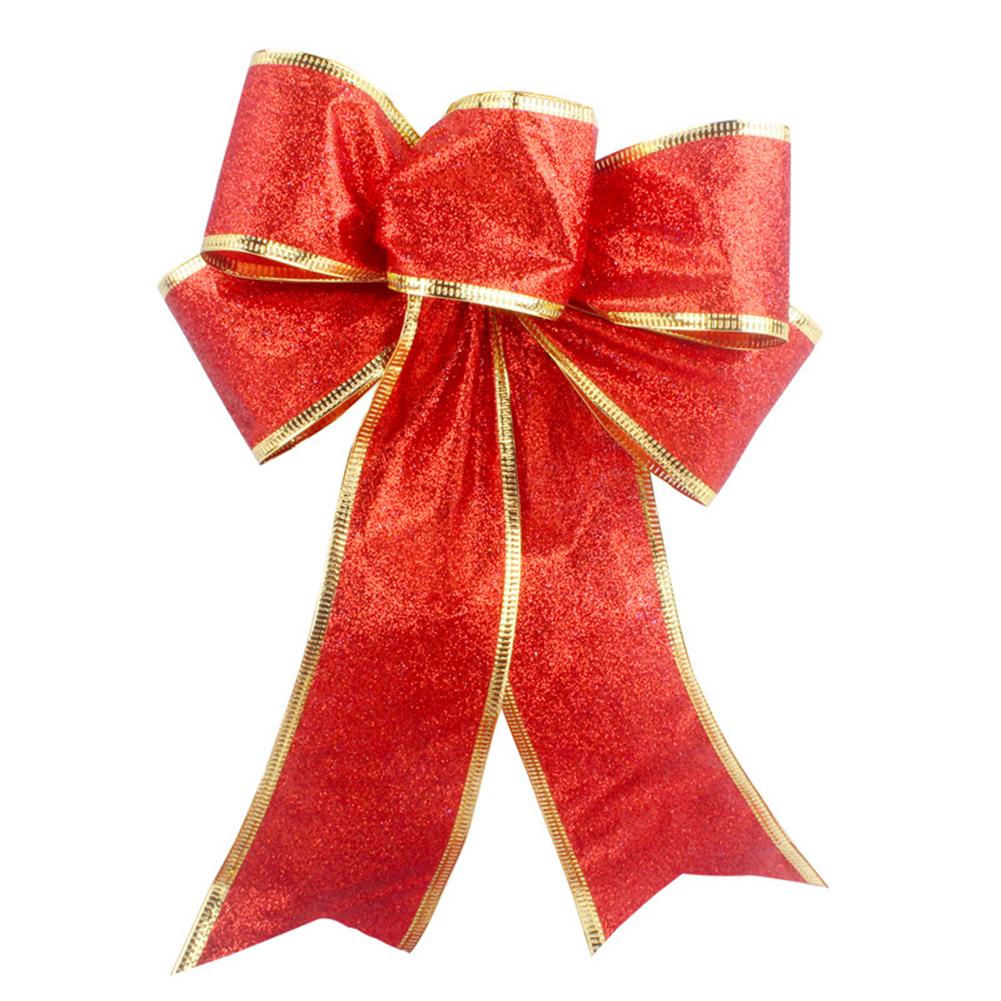 High Quality Christmas Flannelette Bow Christmas Decorations Bows Home Decor