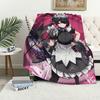 Game Ellen Joe Zenless Zone Zero Shark Cute Flannel Warm Soft Plush Blanket For Sofa Living Room Hogar Bedroom Travel Gift Home
