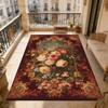 European Classic Country Style Balcony Carpet Easy Clean Fluffy Large Area Floor Mats Home Decoration Luxury Non-slip Soft Rugs