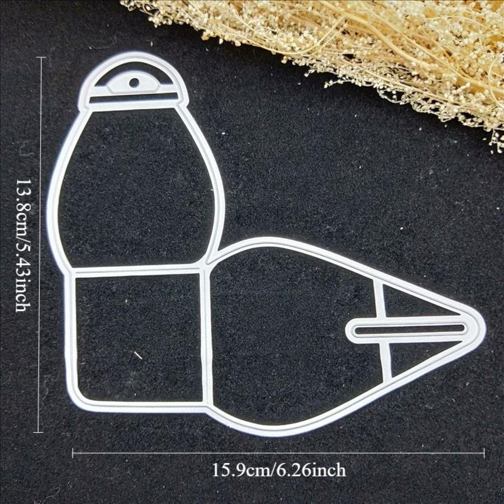 1 szt. Metalowa Stalowa Ślubna Pudełko na Cukierki Składane Wykrojniki Szablon Scrapbooking Album Kartka Zdjęcie Dekoracyjne