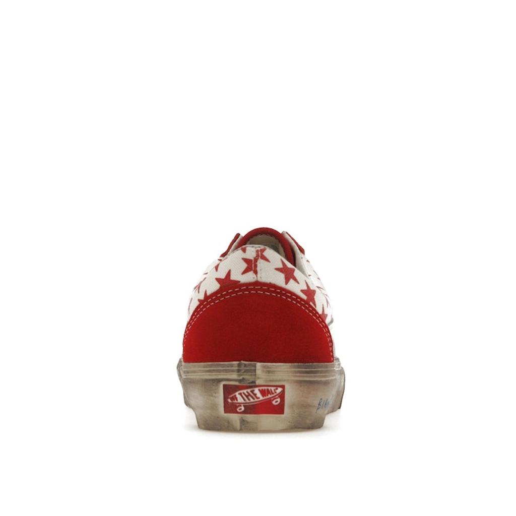 Vans Bianca Chandôn x Old Skool VLT LX Stressed Red Sneakers Unisex Białe VN0A4BVFY52