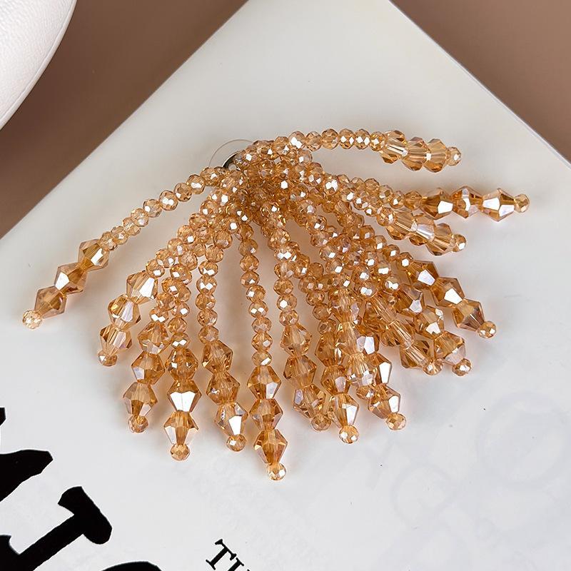 Handmade Beading Pearl Tassel  Flower Shoe Charms Luxury Decor For Women Ballet Shoes Creative Party Accessories