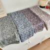 Autumn and Winter Floral Scarf Korean Version Cotton and Linen Scarf Women's Breathable Shawl Artistic Retro