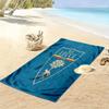 Lecce Spirit Print Beach Towel, Large Soft Quick Dry Towel for Beach Camping Swimming