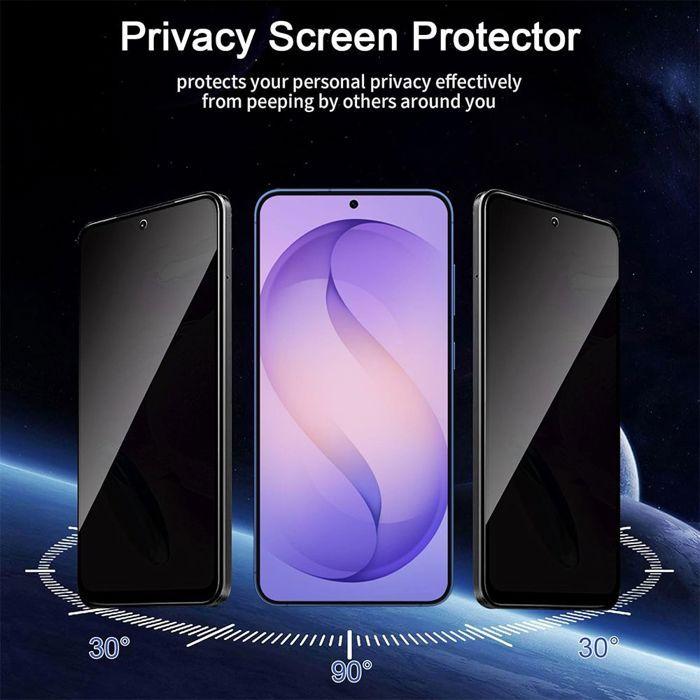 Verre Trempé - BOOLING - pour Samsung Galaxy S26 Plus - 3 Vitre Protection Anti-Espion 9H