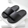 Summer Anti-Slip Thick Bottom Slippers for Couples: Trendy, Comfortable, and Cool for Home or Bathroom Use