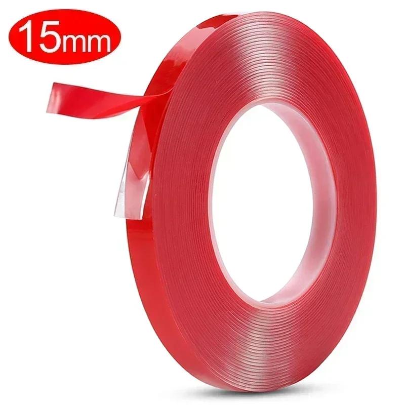 Double Sided Adhesive Tape High Strength Acrylic Transparent Silicone No Traces Sticker Car Fixed Stickers Waterproof Glue Tapes