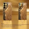 Brown Black Splice Flora Phone Case S26 Ultra Case S25 Ultra Case Glass for Samsung Galaxy S26 S25 S24 S23 S22 FE Ultra Plus
