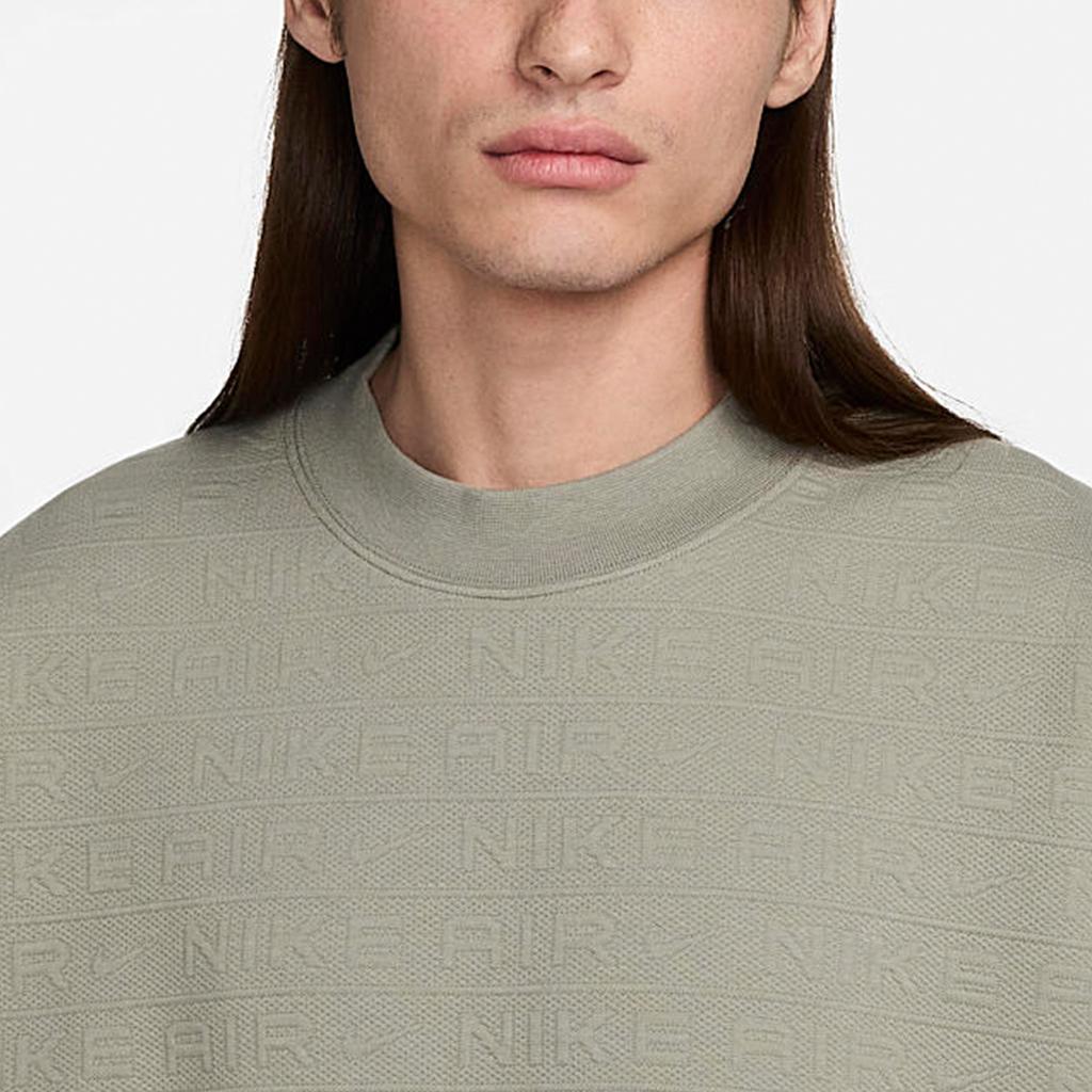 Nike Round Neck Casual Comfortable Short Sleeve T-Shirt Men Tops Gray FN2164-053