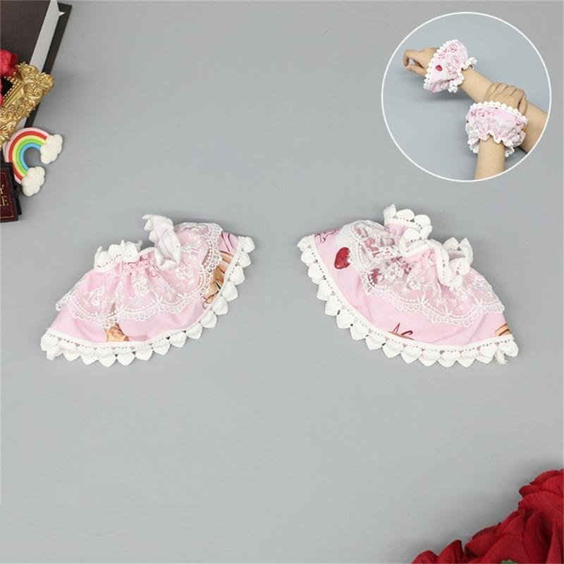 Japanische Stil Stirnband Spitze Handmanschetten Für Den Alltag Und Themenparty Anime Kostüm Verkleidungszubehör