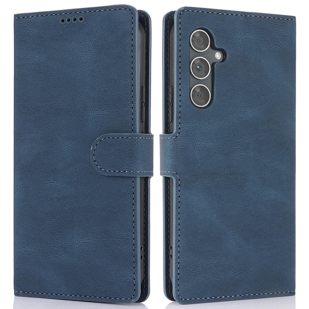 For Samsung Galaxy S24 FE Case PU Leather Phone Cover with Wallet Stand View
