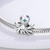 Original Copper Blue Octopus Tail Starfish Animal Seahorse Beads Charm Fit Bracelet Women Anniversary Gift Accessory Jewelry