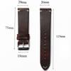 18mm 19mm 20mm 21mm 22mm 24mm Genuine Cowhide Retro Oil Wax Watchband Quick Release Leather Strap for Seiko for Rolex Wristband