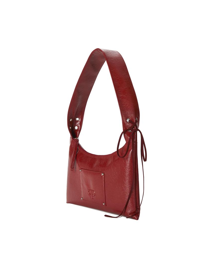 Christine Project Eyelet Flat Shoulder Bag(Ketchup)