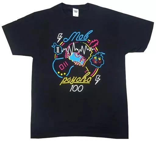 

Mob Psycho 100 II Neon Black T T-Shirt Limited Base Edition M Size 4XL