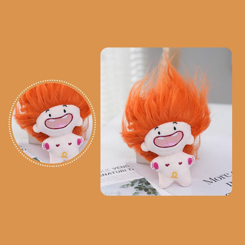 Funny Doll Plush Keychain Soft Stuffed Key Ring Bag Charms Car Key Accessories