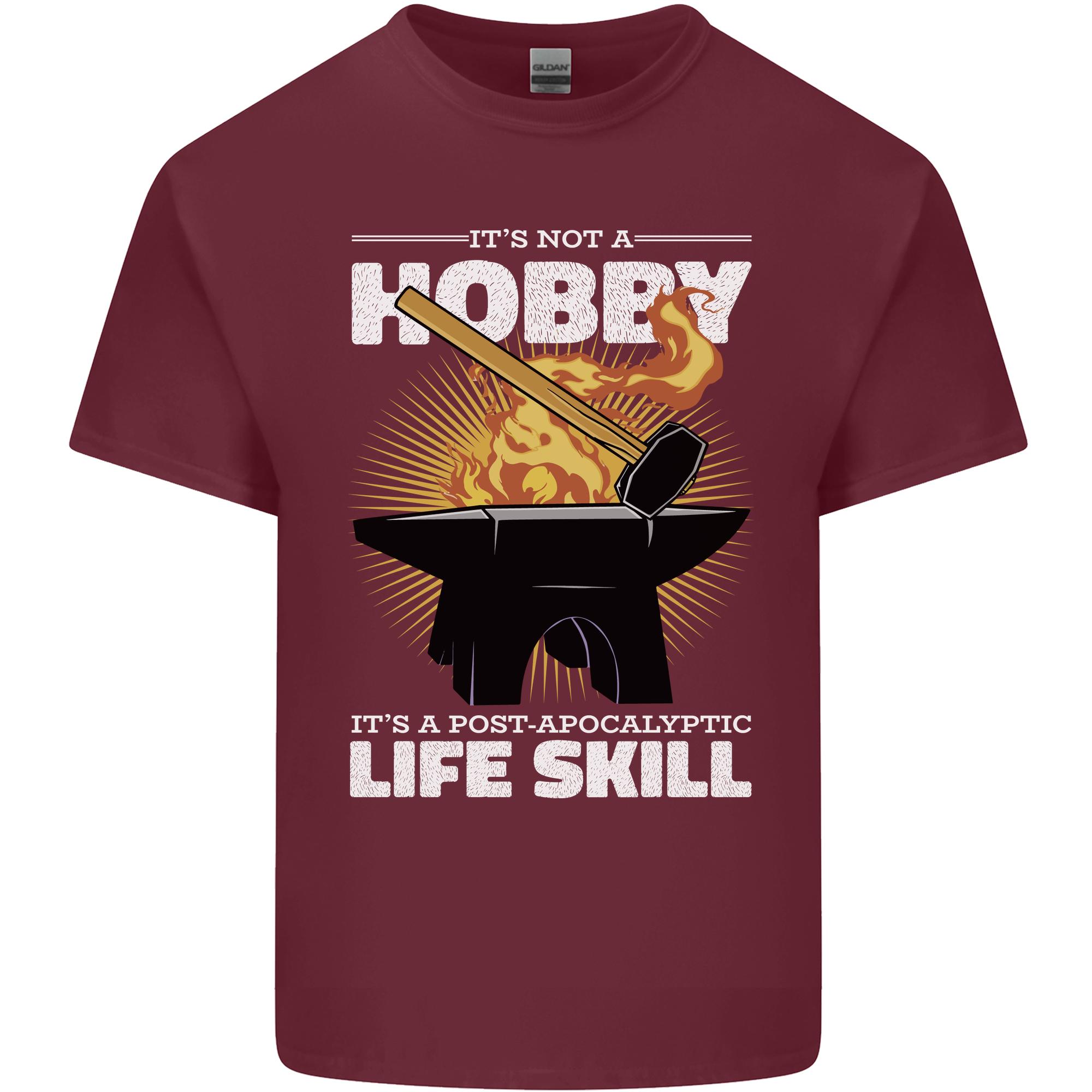 Life Post Apocalyptic Skill Blacksmith Unisexs Light Cotton TShirt S