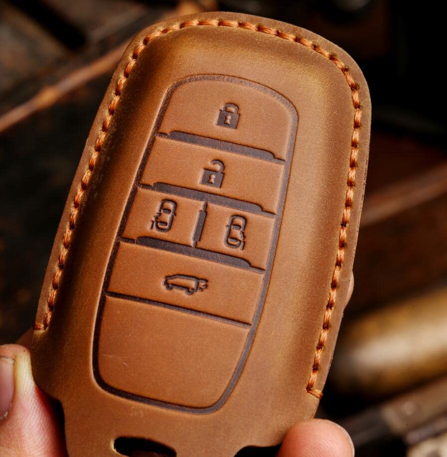 Kinotaka Toyota Exclusive Leather Smart Key Case New Voxy 90 Series Key Case Noah 90 Series Key Cover New Voxy Genuine Leather Key Cover 2022 Latest