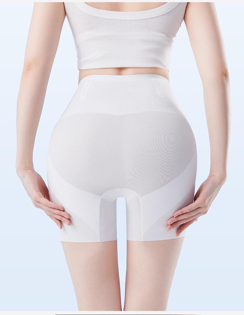 Women's High Waist Tummy Control Antibacterial Shaping Leggings - Breathable, Hip-Lifting, Anti-Exposure Summer Safety Pants