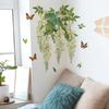 Fresh and Delicate Flower, Vine, Butterfly, Living Room and Dining Room Wall Decoration Stickers