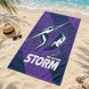 Melbourne Storm Beach Towel Quick Dry Sand Free Lightweight Beach Towels for Travel Swimming Camping