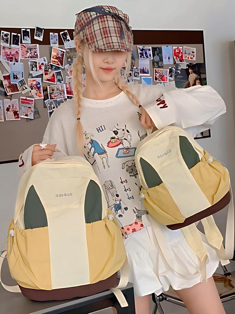 Japanese-Style Lightweight Versatile School Backpack for Girls