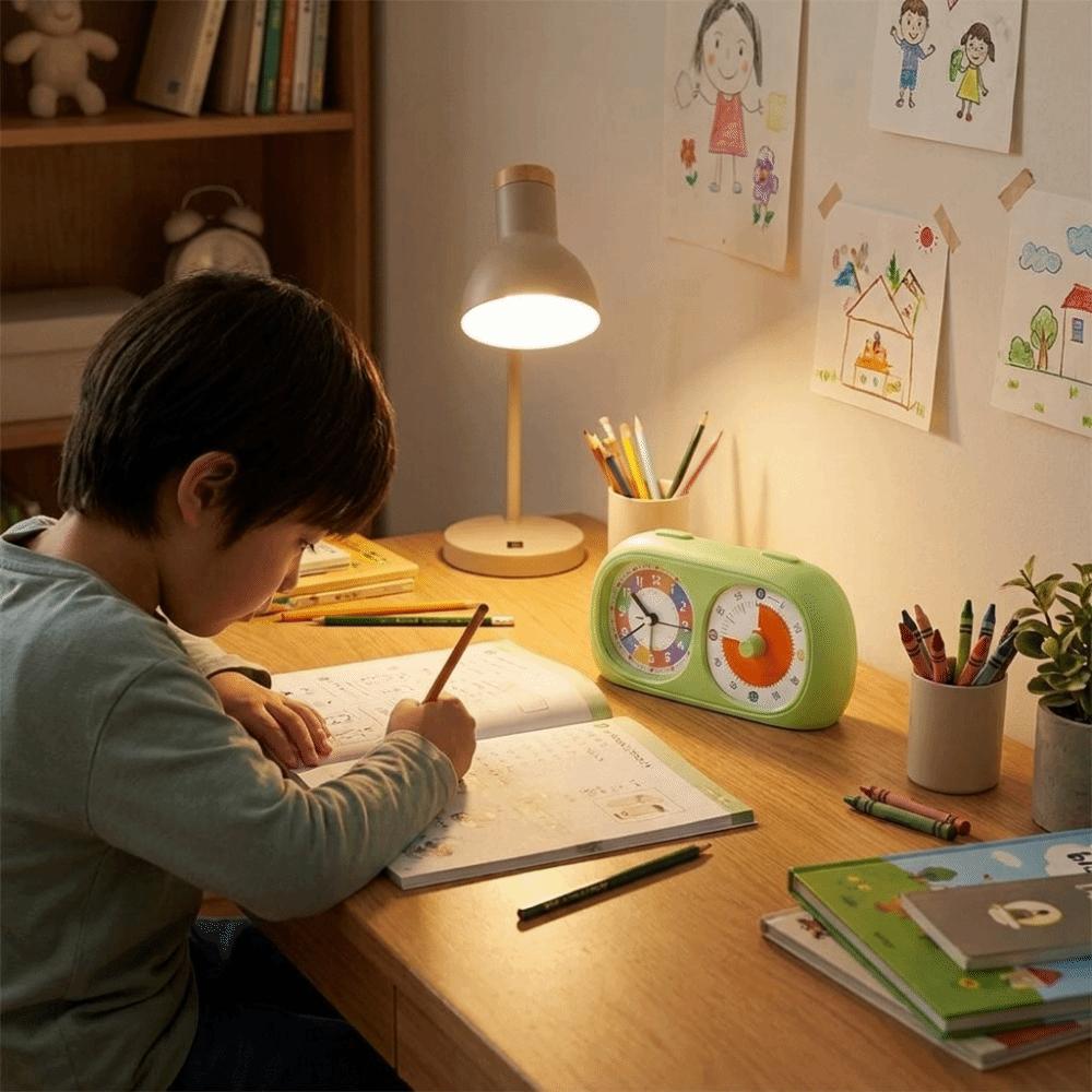 Timer Visivo a Doppio Schermo da 60 Minuti Timer Promemoria Timer da Cucina Apprendimento per Bambini