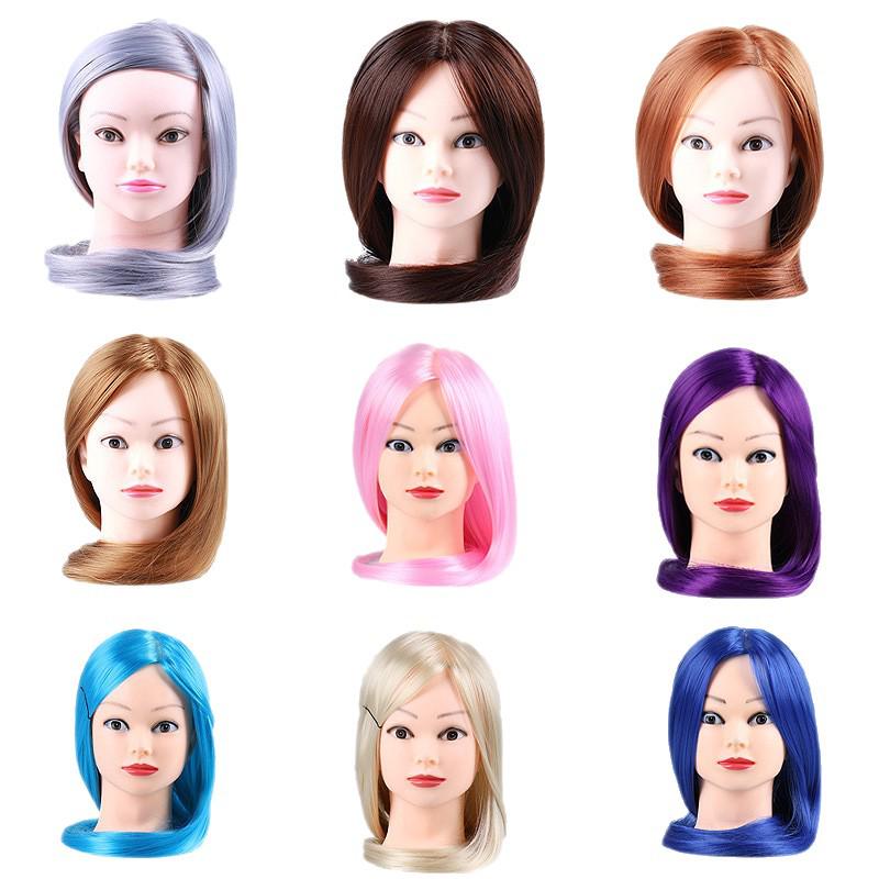 Wig Mannequin Head for Braiding, Styling, and Makeup Practice