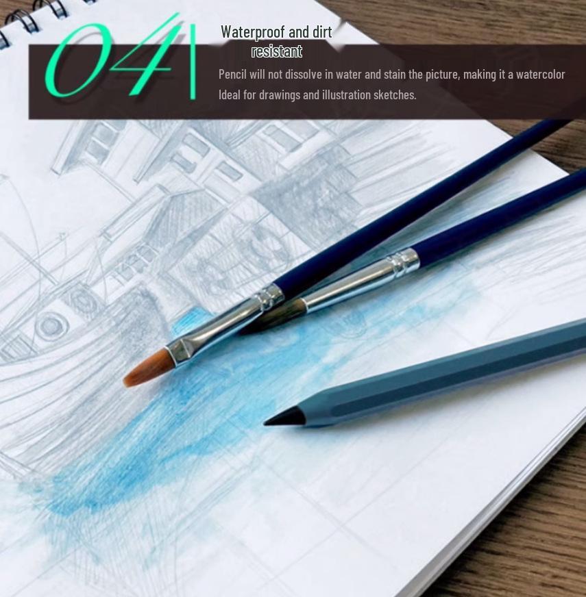 Eternal Mechanical Pencil - No Sharpening Needed, Never Runs Out, Ideal for First Grade Students, Metacil Black Tech