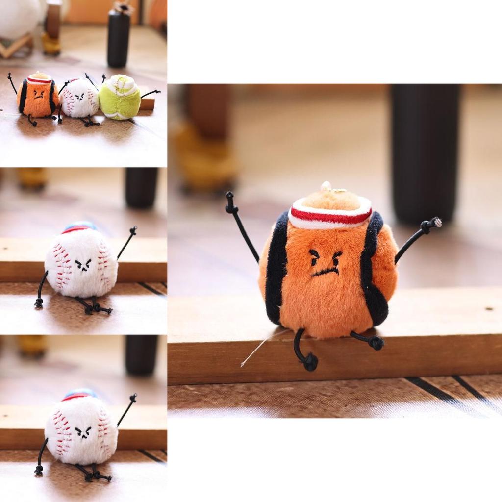 Plush Basketball Keychain With Soft Short Pile For Sports Fans And Bookbags