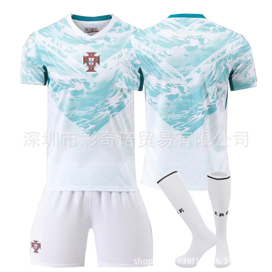 2627 World Cup football jersey No. 7, No. 10, 21 Ruota commemorative new Portugal away suit football jersey cross 16