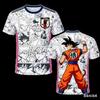 New Adult Men's Dragon Ball Goku Football Jersey T-Shirt Mans Anime T-Shirt Special Football Jersey
