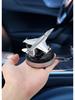 F16 Snapdragon Rotating Solar Car Aromatherapy Ornament with Light & Long-lasting Fragrance