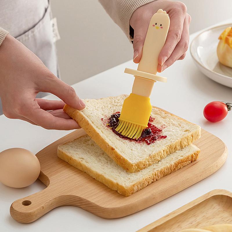 Silikonborste Oljeflaska Matlagning Grill Kök Kryddflaska Set Oljepensel Grillpensel Värmebeständig Grillpensel Utomhus Grillverktyg