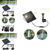 Solar Powered Fountain Garden Pond Water Feature Pump Kit Add Joy To Your Garden