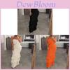 Elegant Long Dress With Ruffle Hem And Lace Fabric For Spring 2024 For Women
