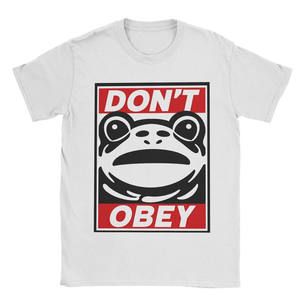 No Kings Don't Obey Men's T Shirts  Vintage Tee Shirt Short Sleeve O Neck T-Shirts Pure Cotton Gift Idea Clothing