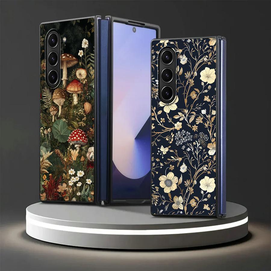 Flowers Beautiful Case for Samsung Galaxy ZFold7 ZFold3 ZFold5 Z Fold 7 6 5 4 3 ZFold6 ZFold4 Back Phone Cover