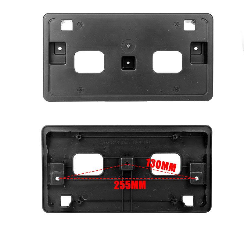 Auto Front Bumper License Plate Holder For Honda Accord 4Dr Hybrid 2018 - US Model License Plate Registration Plate Frame